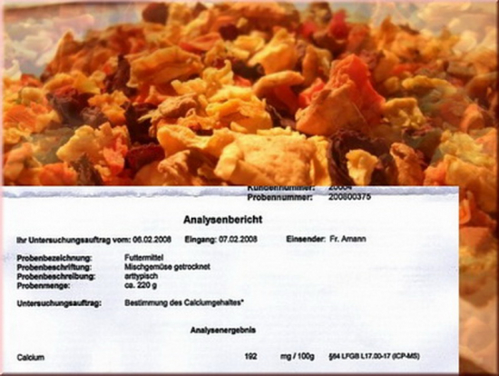 Calciumarme Mischung